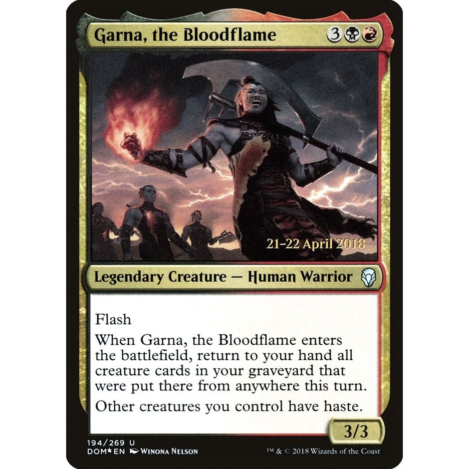 Image for Garna, the Bloodflame (194) (PRE) - Magic: The Gathering
