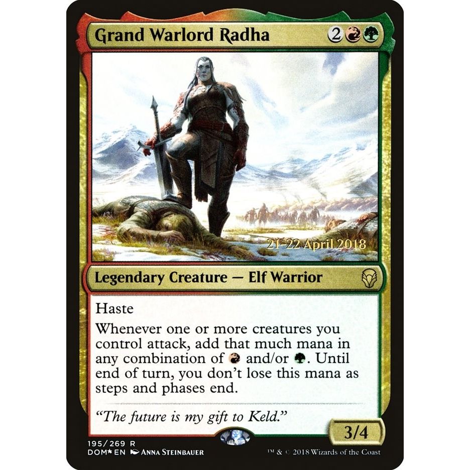 Image for Grand Warlord Radha (195) (PRE) - Magic: The Gathering