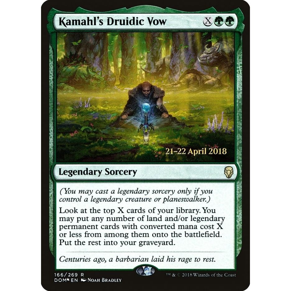 Image for Kamahl's Druidic Vow (166) (PRE) - Magic: The Gathering