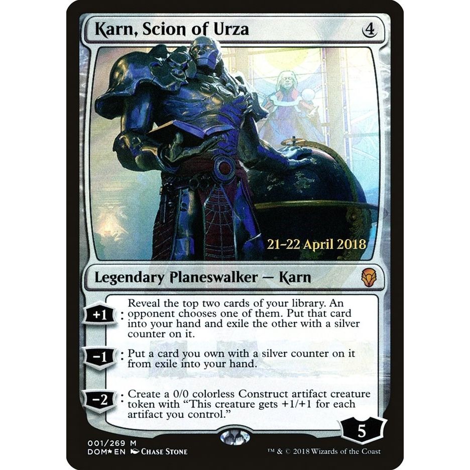 Image for Karn, Scion of Urza (1) (PRE) - Magic: The Gathering