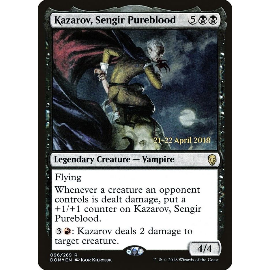Image for Kazarov, Sengir Pureblood (96) (PRE) - Magic: The Gathering