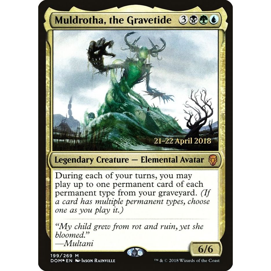 Image for Muldrotha, the Gravetide (199) (PRE) - Magic: The Gathering