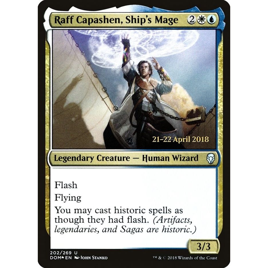 Image for Raff Capashen, Ship's Mage (202) (PRE) - Magic: The Gathering