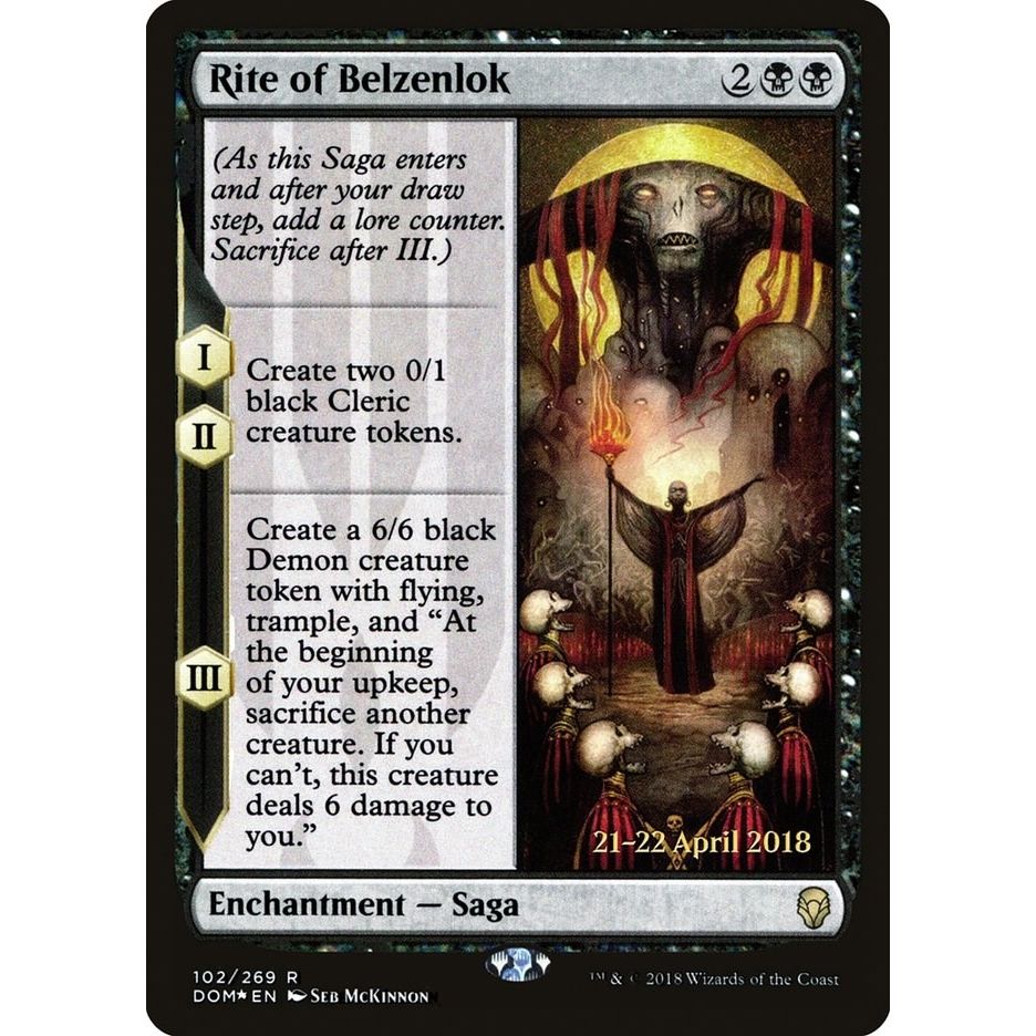 Image for Rite of Belzenlok (102) (PRE) - Magic: The Gathering