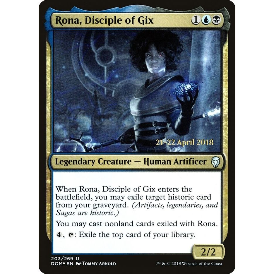 Image for Rona, Disciple of Gix (203) (PRE) - Magic: The Gathering