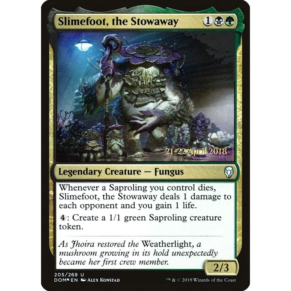 Image for Slimefoot, the Stowaway (205) (PRE) - Magic: The Gathering