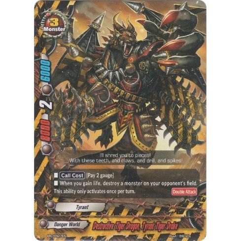 Image for Destructive Tiger Dragon, Tyrant Tiger Drake (PR/0327EN) (PR) - Future Card BuddyFight