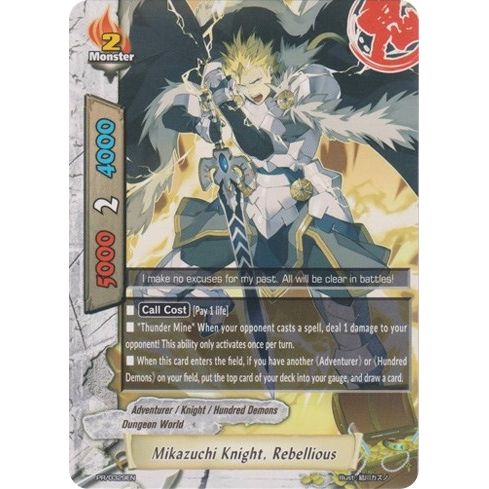Image for Mikazuchi Knight, Rebellious (PR/0329EN) (PR) - Future Card BuddyFight