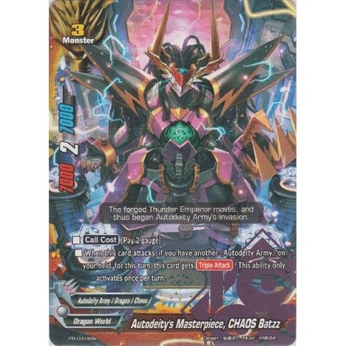 Image for Autodeity's Masterpiece, CHAOS Batzz (PR/0318EN) (PR) - Future Card BuddyFight