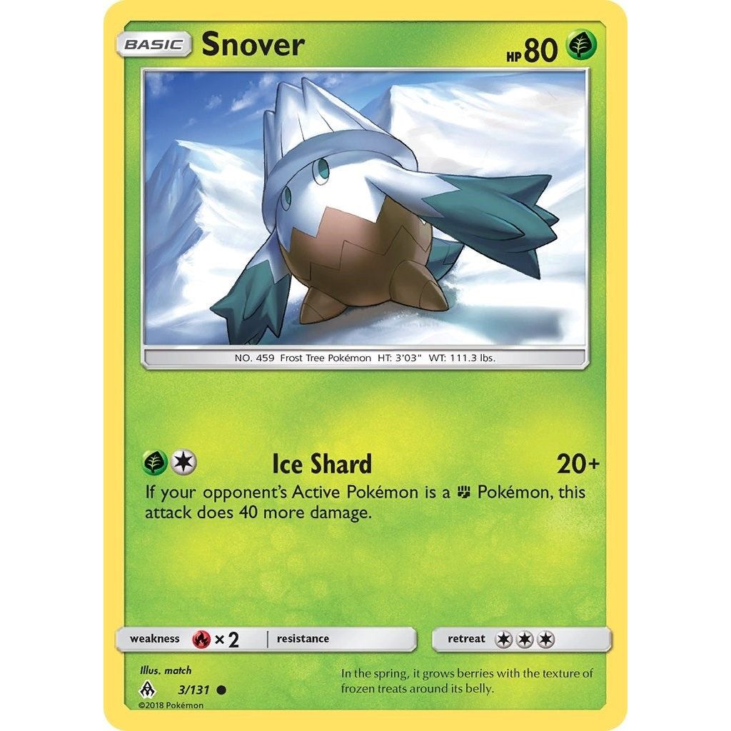 Image for Snover (3/131) (SM06) - Pokemon