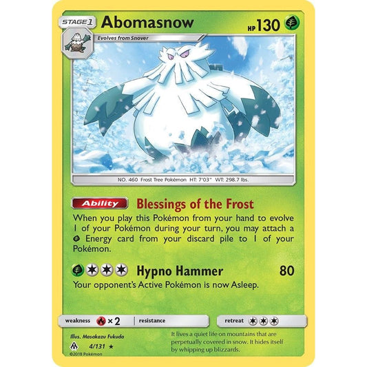 Image for Abomasnow (4/131) (SM06) - Pokemon