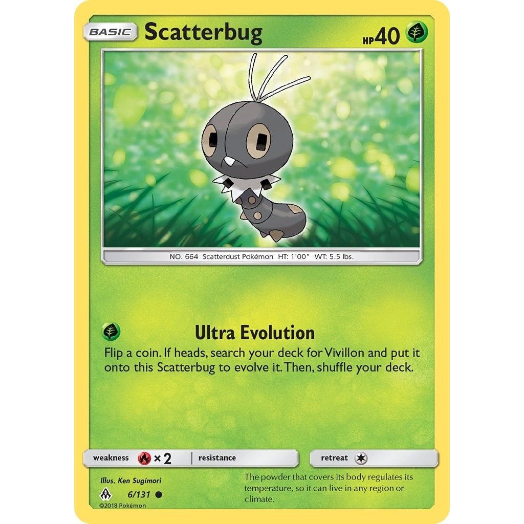 Image for Scatterbug (6) (6/131) (SM06) - Pokemon