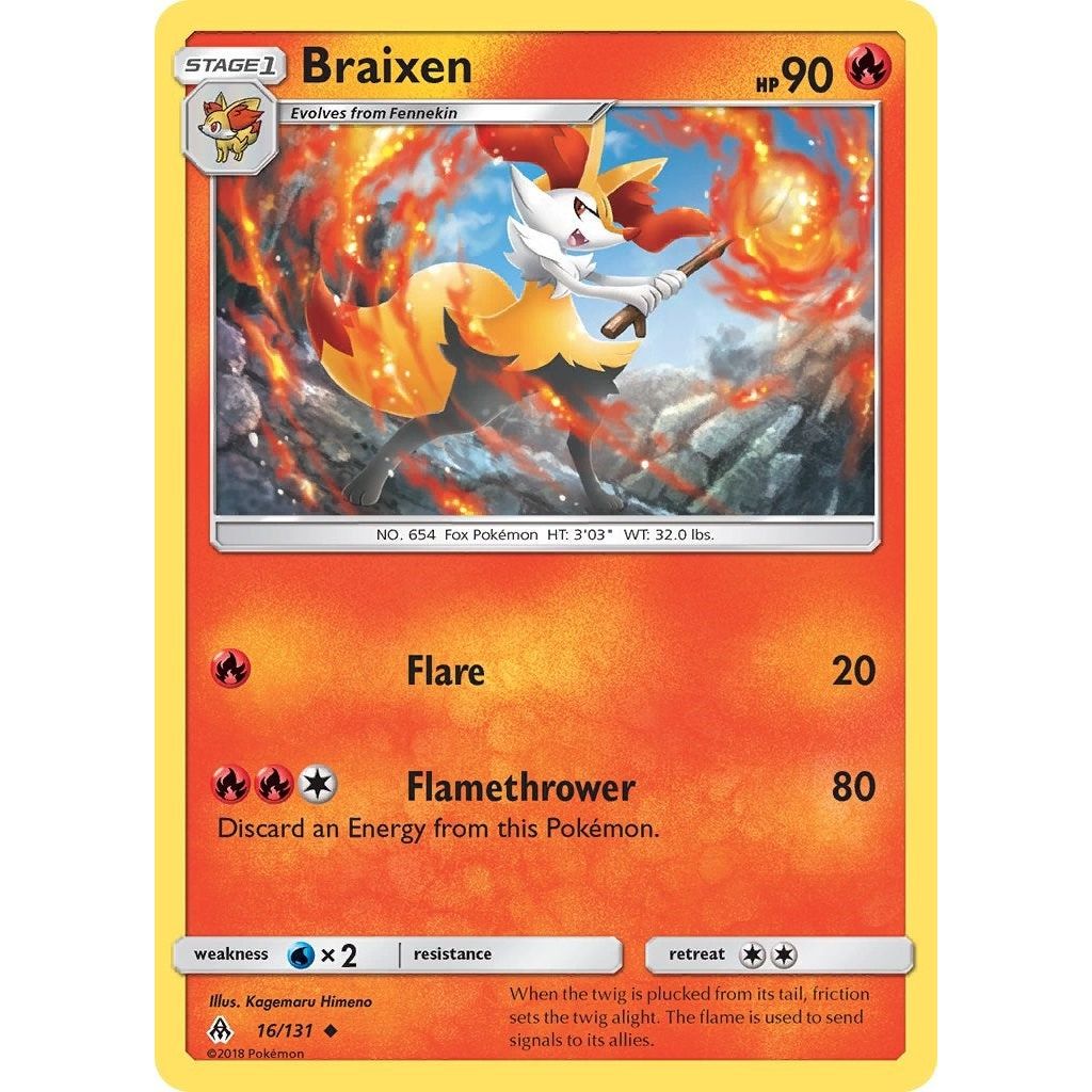 Image for Braixen (16/131) (SM06) - Pokemon