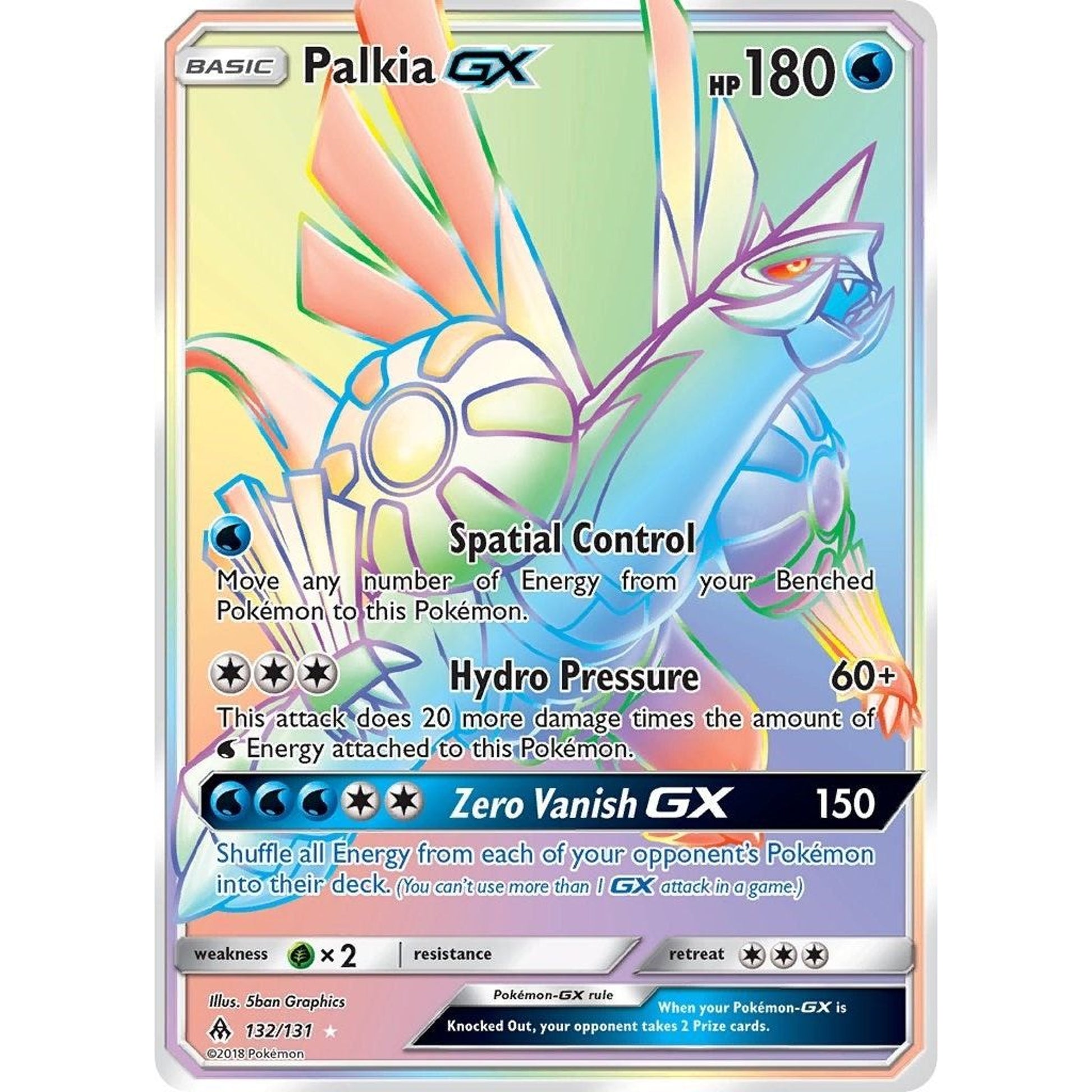 Image for Palkia GX (Secret) (132/131) (SM06) - Pokemon
