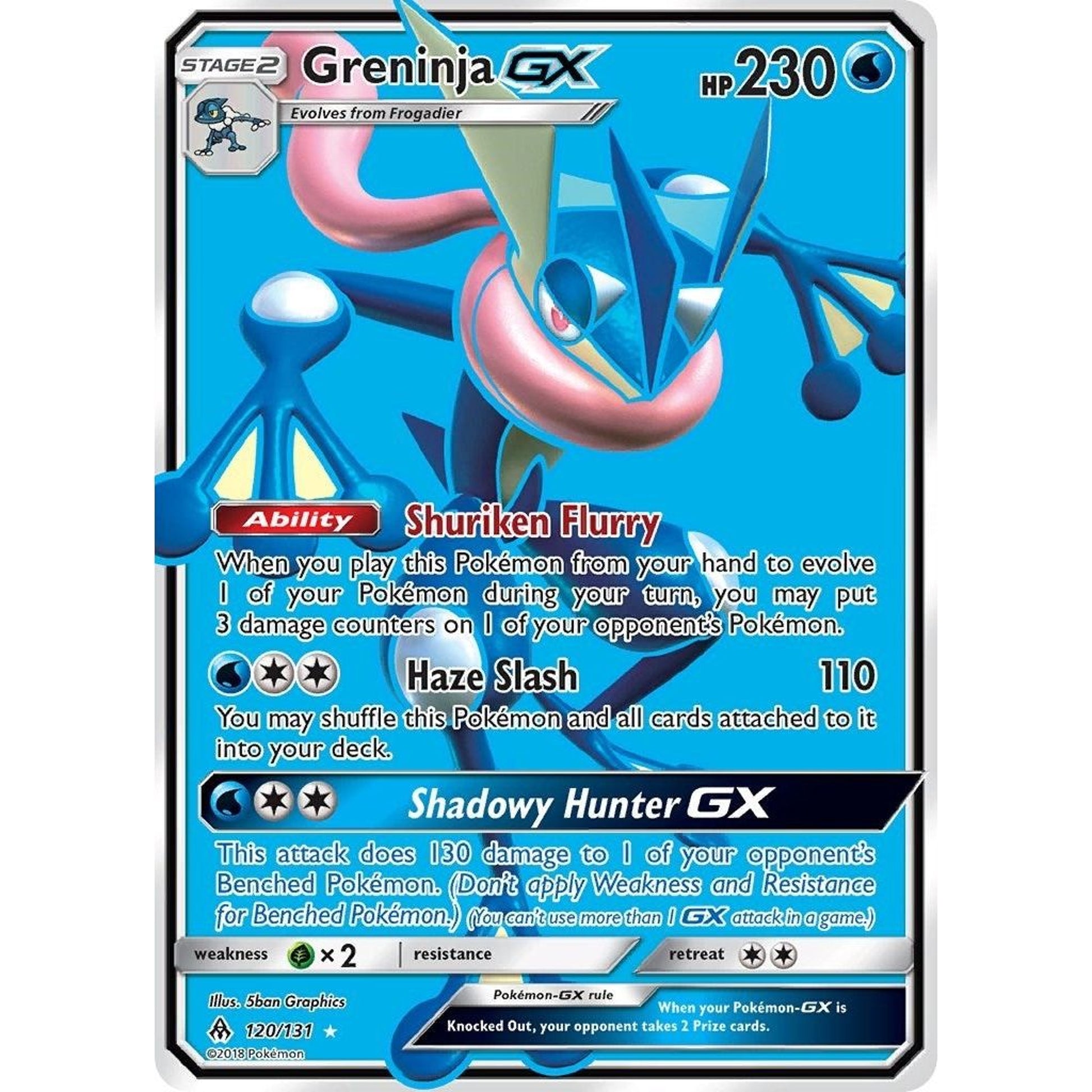 Image for Greninja GX (Full Art) (120/131) (SM06) - Pokemon