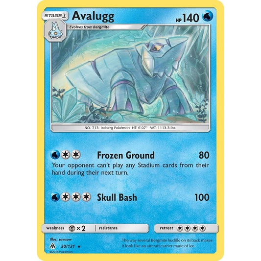 Image for Avalugg (30/131) (SM06) - Pokemon