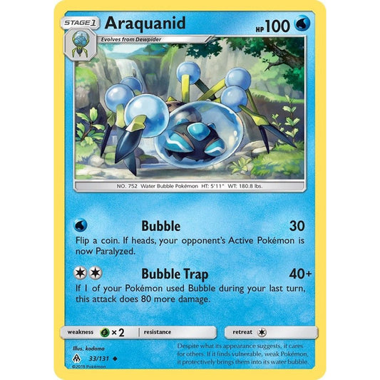 Image for Araquanid (33/131) (SM06) - Pokemon