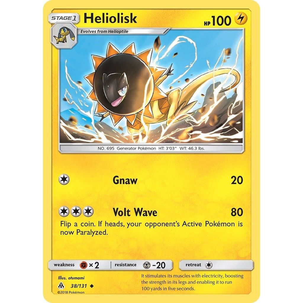 Image for Heliolisk (38/131) (SM06) - Pokemon