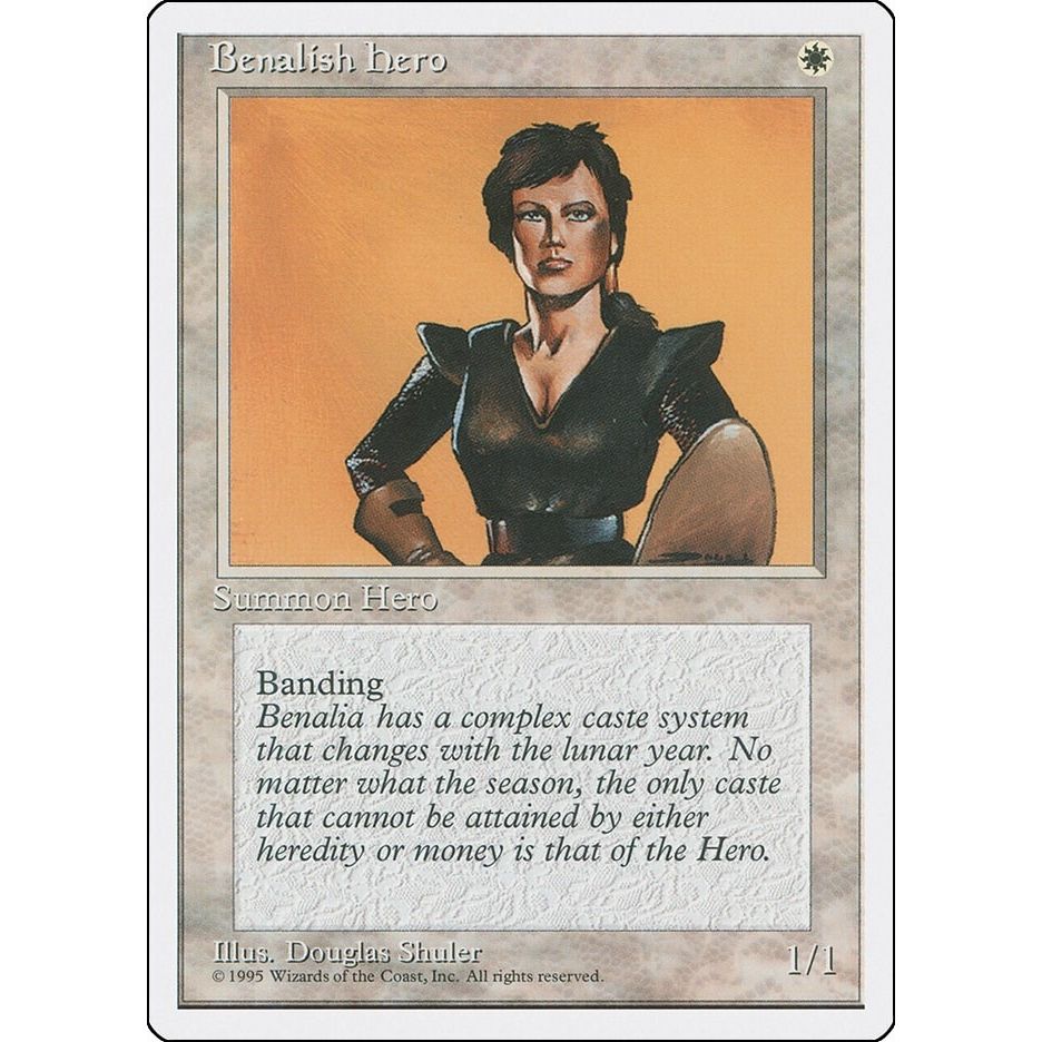 Image for Benalish Hero (4ED) - Magic: The Gathering
