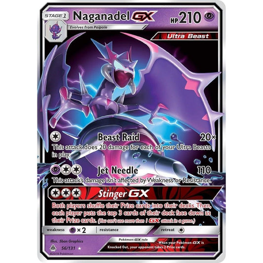 Image for Naganadel GX (56/131) (SM06) - Pokemon