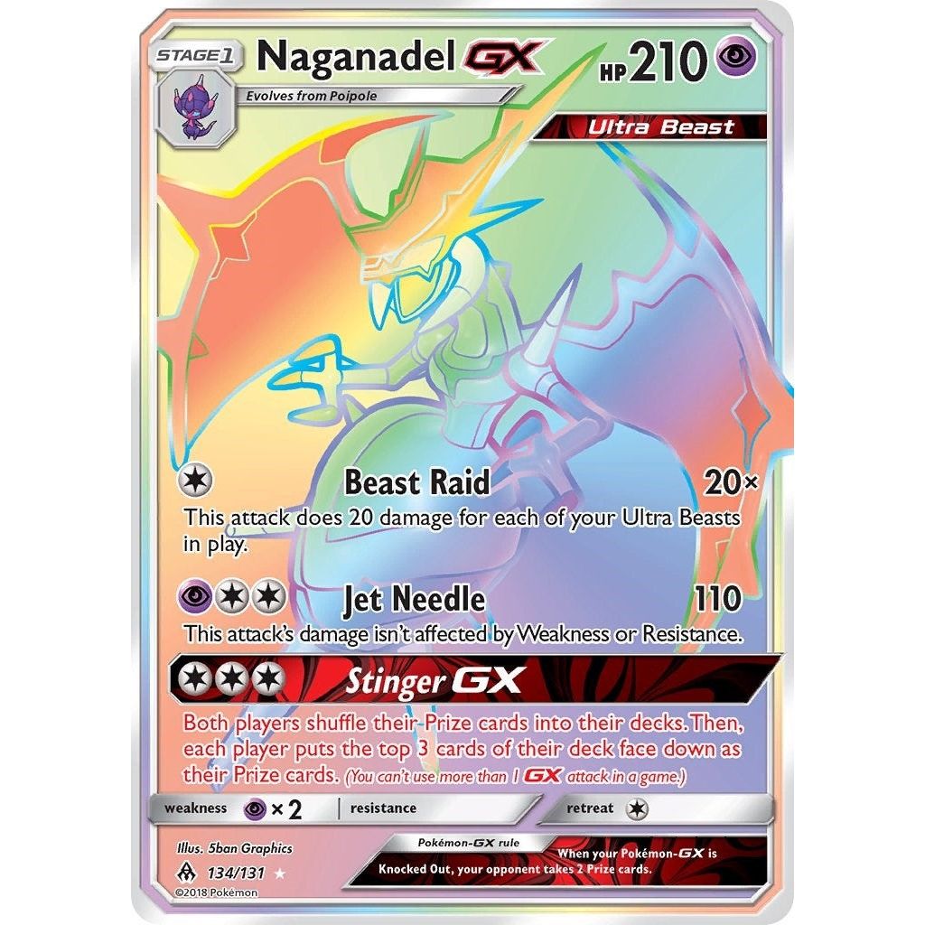 Image for Naganadel GX (Secret) (134/131) (SM06) - Pokemon