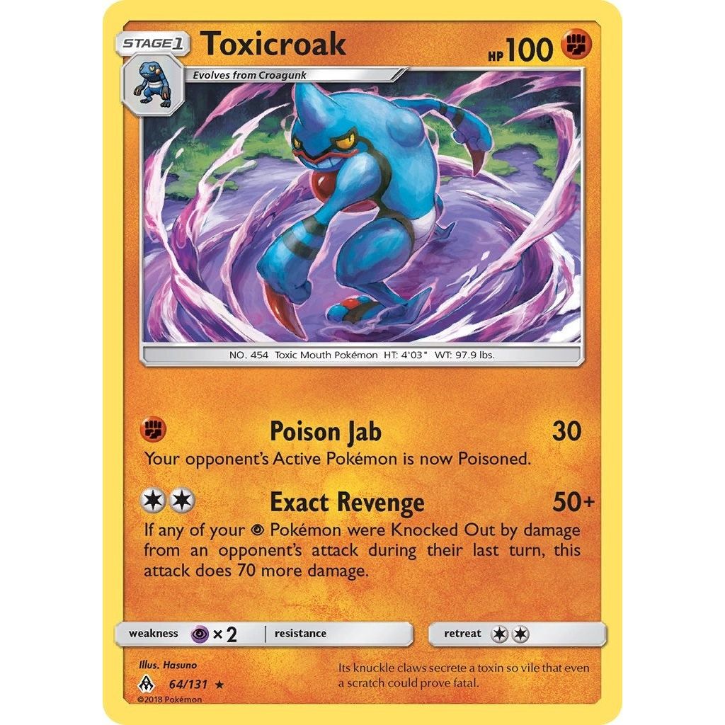 Image for Toxicroak (64/131) (SM06) - Pokemon