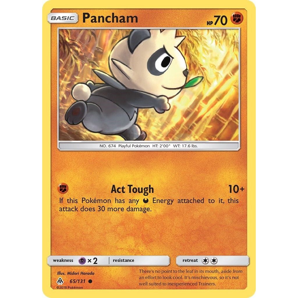 Image for Pancham (65/131) (SM06) - Pokemon