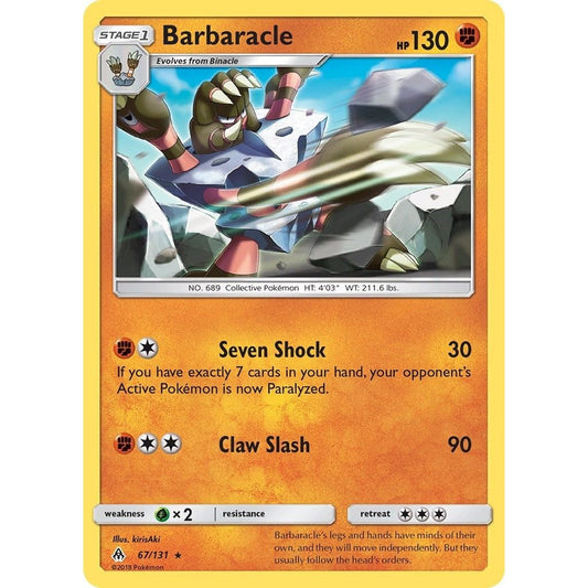 Image for Barbaracle (67/131) (SM06) - Pokemon