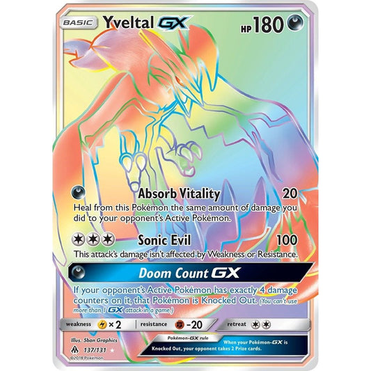 Image for Yveltal GX (Secret) (137/131) (SM06) - Pokemon