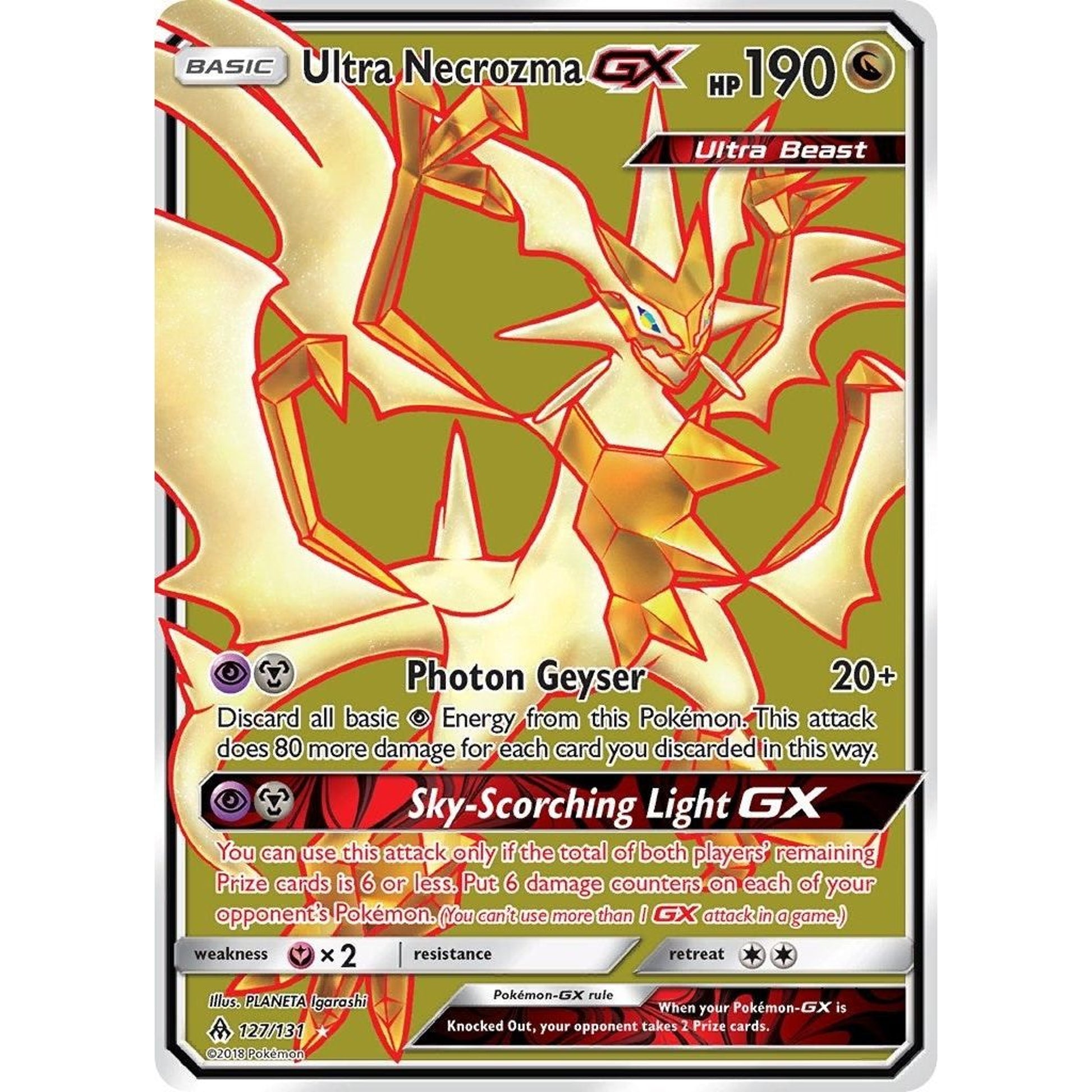 Image for Ultra Necrozma GX (Full Art) (127/131) (SM06) - Pokemon