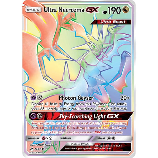 Image for Ultra Necrozma GX (Secret) (140/131) (SM06) - Pokemon