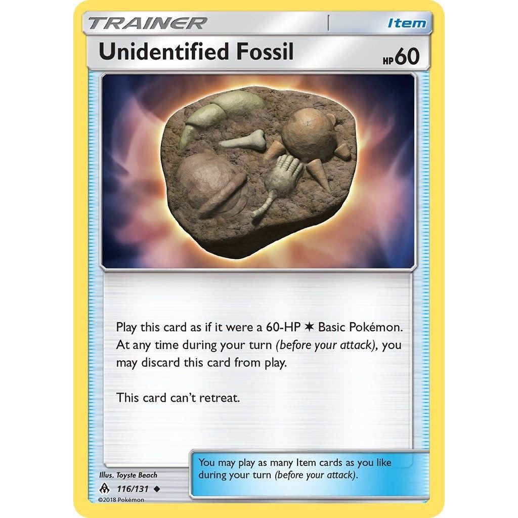 Image for Unidentified Fossil (116/131) (SM06) - Pokemon