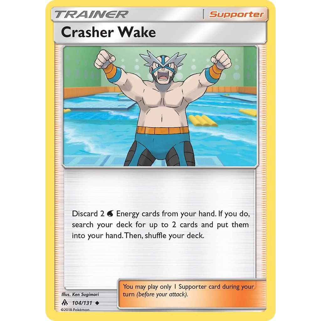 Image for Crasher Wake (104/131) (SM06) - Pokemon