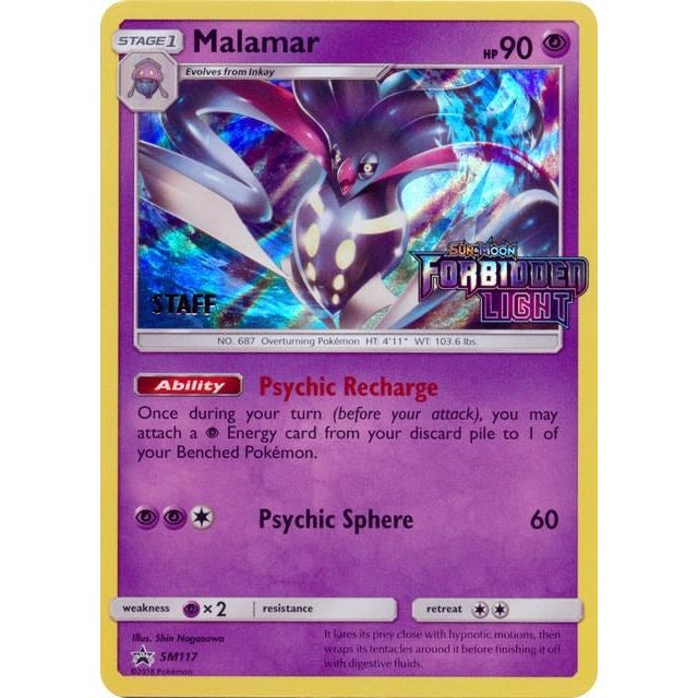 Image for Malamar - SM117 (Prerelease) [Staff] (SM117) (SMP) - Pokemon