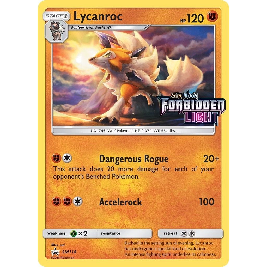 Image for Lycanroc - SM118 (Prerelease) (SM118) (SMP) - Pokemon