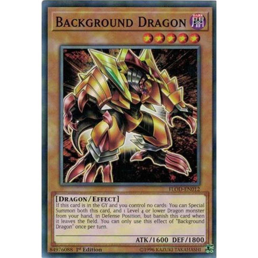 Image for Background Dragon (FLOD-EN012) (FLOD) - YuGiOh
