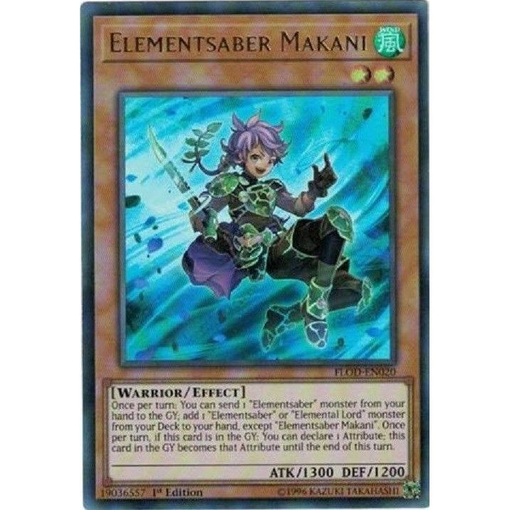 Image for Elementsaber Makani (FLOD-EN020) (FLOD) - YuGiOh