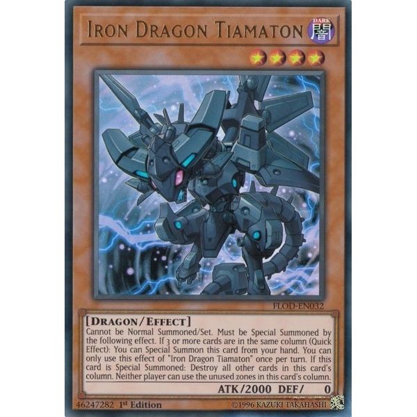 Image for Iron Dragon Tiamaton (FLOD-EN032) (FLOD) - YuGiOh