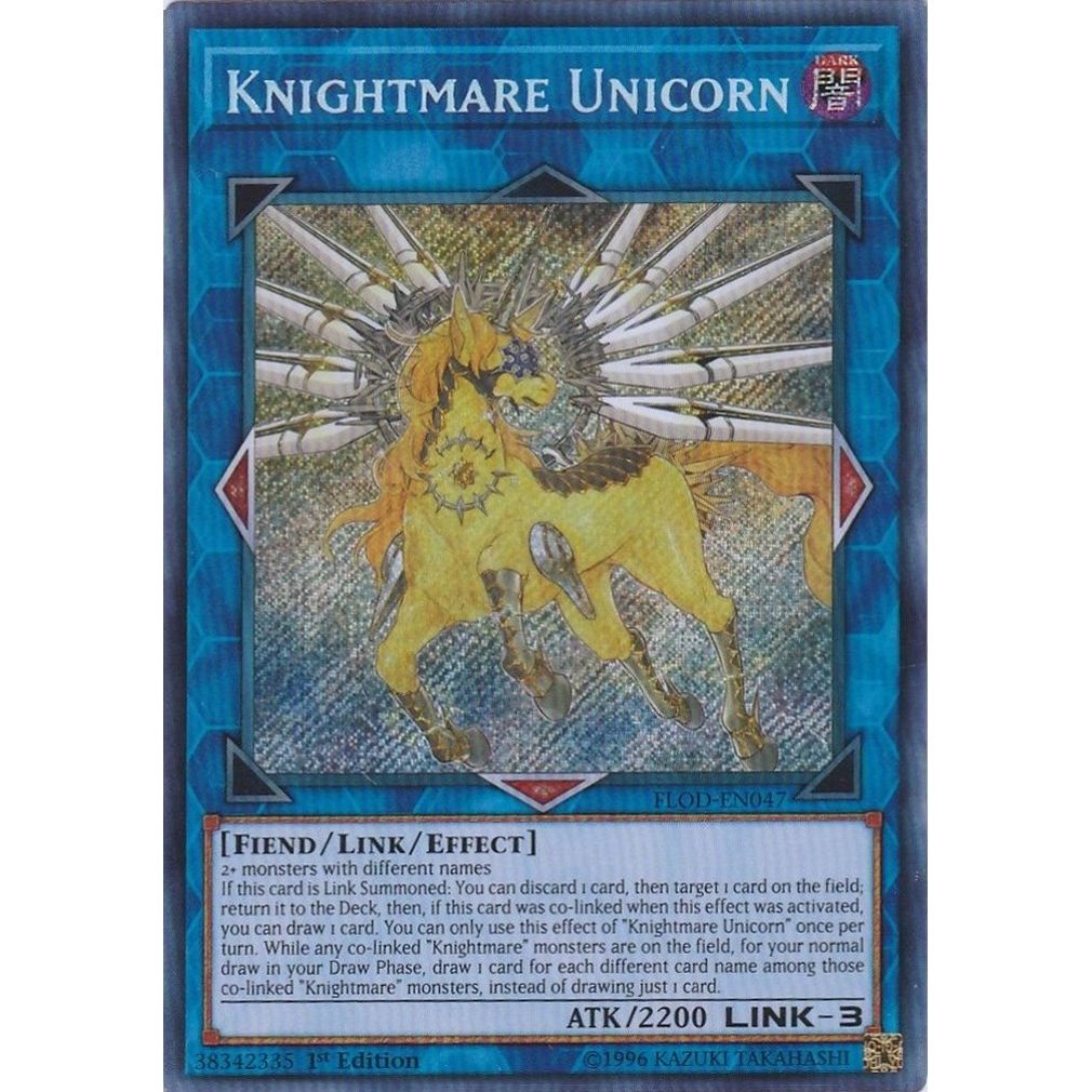 Image for Knightmare Unicorn (FLOD-EN047) (FLOD) - YuGiOh
