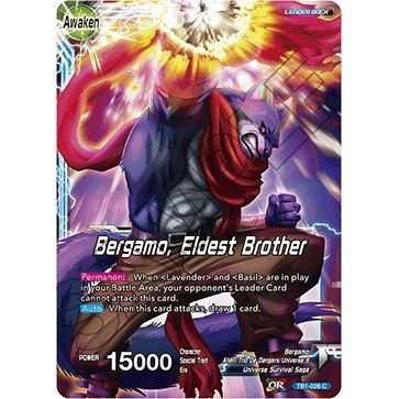 Image for Bergamo // Bergamo, Eldest Brother (TB1-026) (DBS-TB01) - Dragon Ball Super: Masters