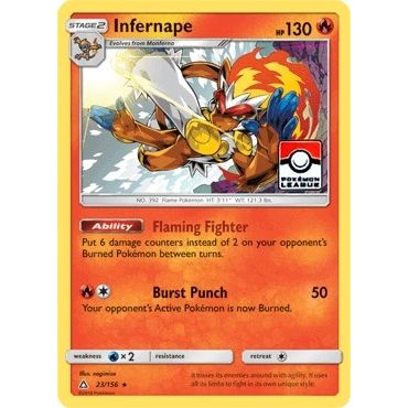 Image for Infernape - 23/156 (Pokemon League) (023/156) (PR) - Pokemon