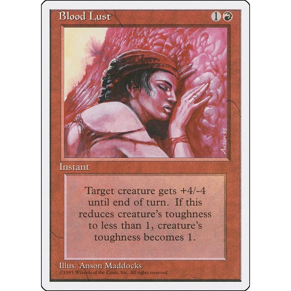 Image for Blood Lust (4ED) - Magic: The Gathering