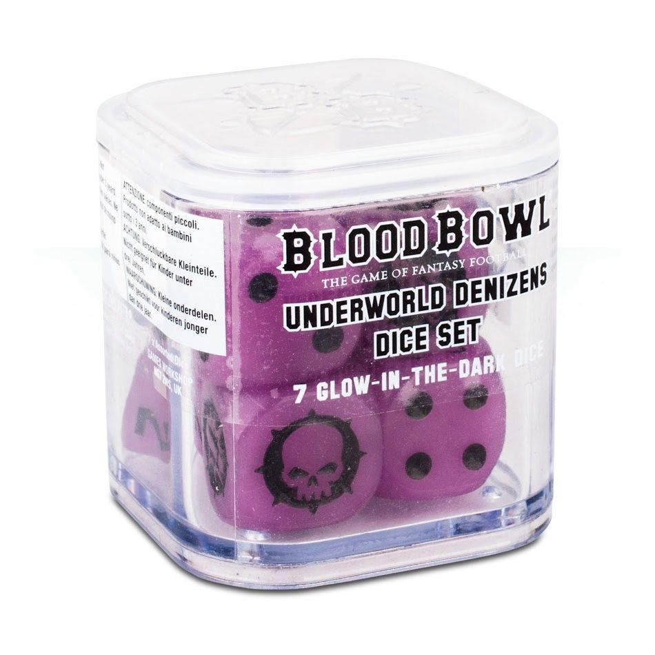 Image for Blood Bowl: Underworld Denizens Dice Set (7-Pack) - Warhammer Game Accessories