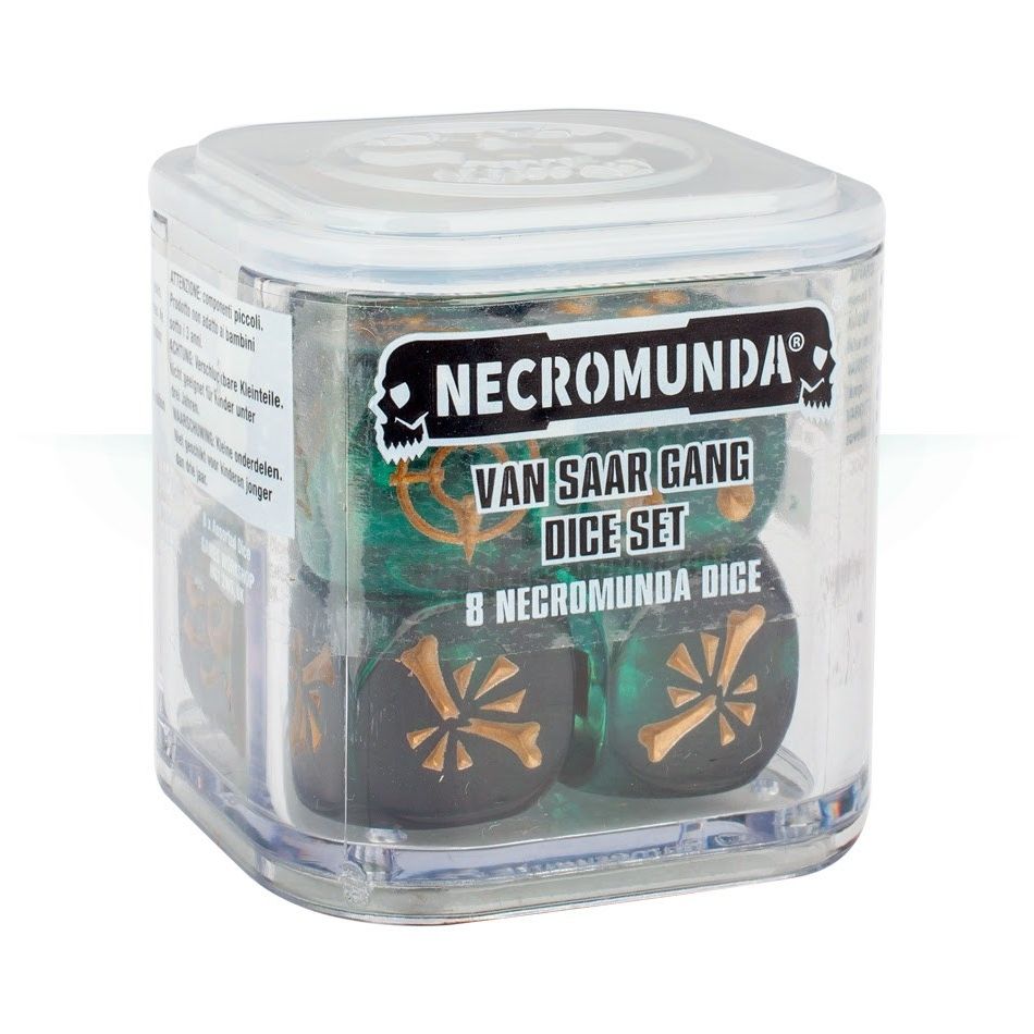 Image for Necromunda: Van Saar Gang Dice Set (8-Pack) - Warhammer Game Accessories