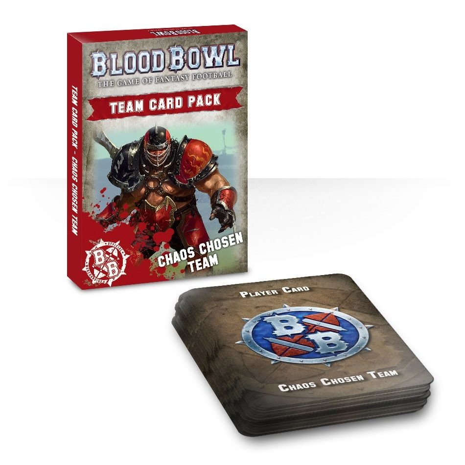 Image for Blood Bowl: Chaos Chosen Team Card Pack - Warhammer Game Accessories