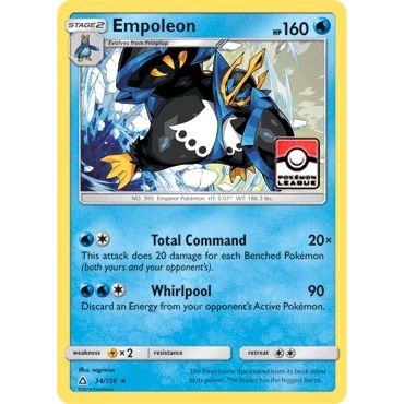 Image for Empoleon - 34/156 (Pokemon League) (034/156) (PR) - Pokemon