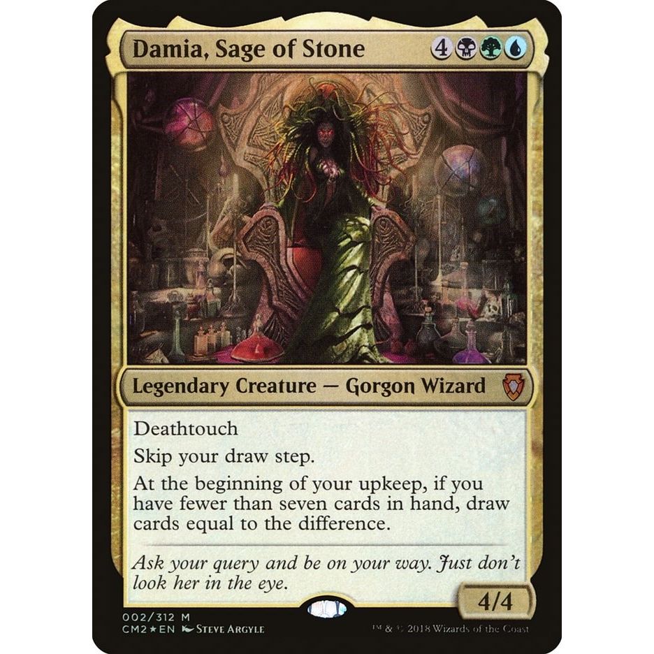 Image for Damia, Sage of Stone (2) (CM2) - Magic: The Gathering