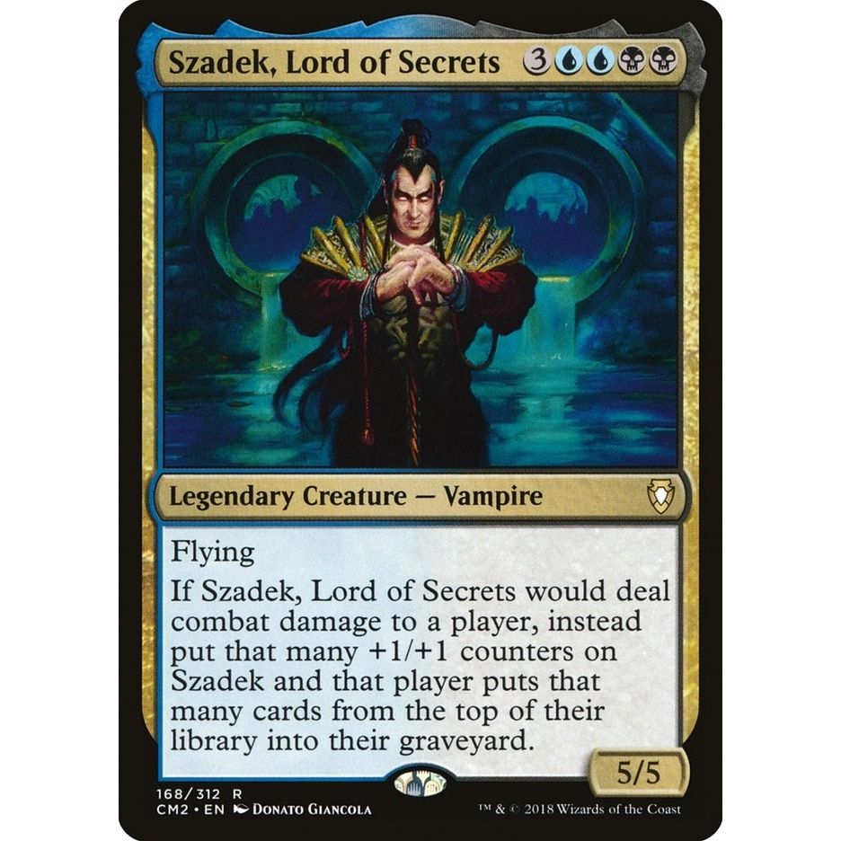 Image for Szadek, Lord of Secrets (168) (CM2) - Magic: The Gathering