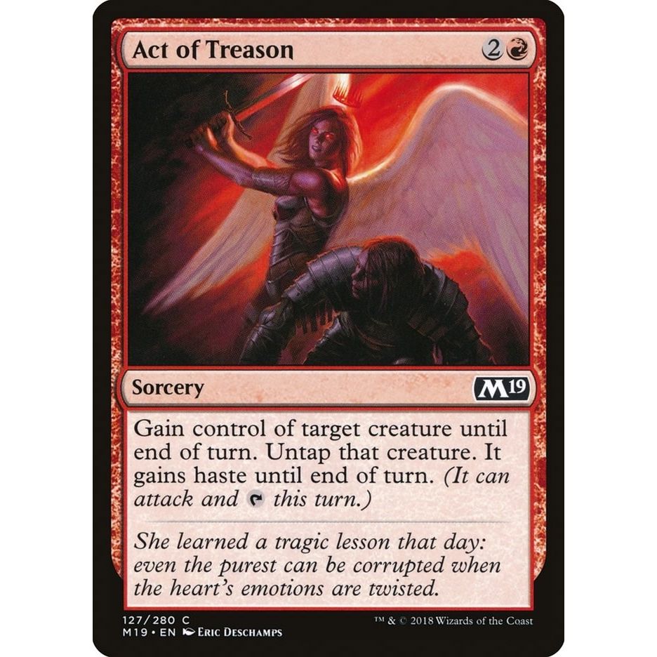 Image for Act of Treason (127) (M19) - Magic: The Gathering