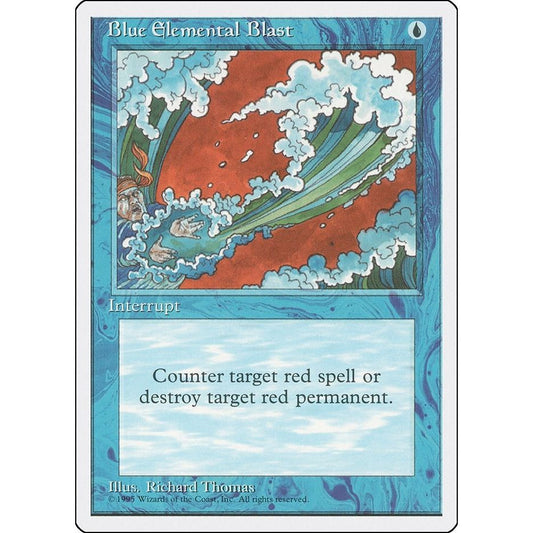 Image for Blue Elemental Blast (4ED) - Magic: The Gathering